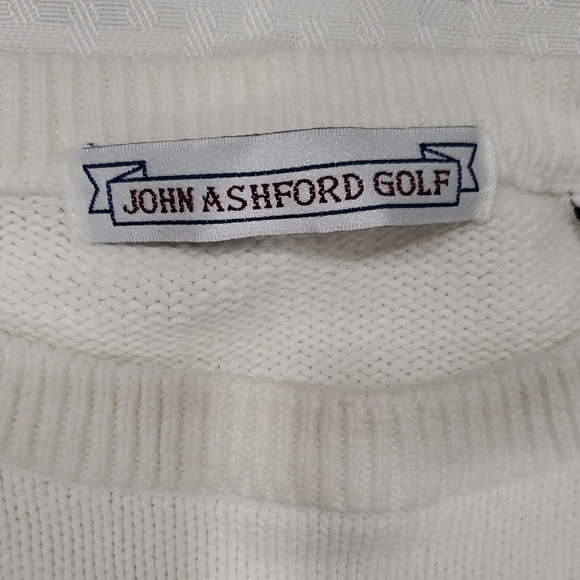 John Ashford  Sweater with Blue and Green Golf Design - Picture 7 of 11